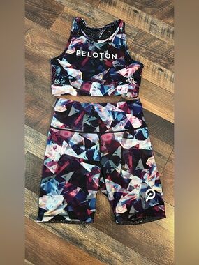 Peloton Women’s Prism Crystal Bike Shorts - Black, Blue, Pink